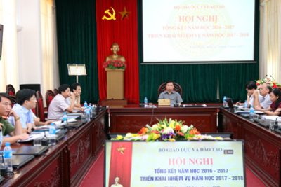 Hội nghị trực tuyến tổng kết năm học 2016-2017
