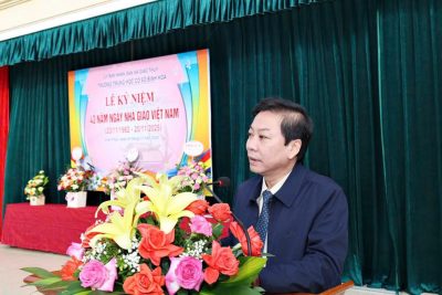 LỄ KỈ NIỆM 43 NĂM NGÀY NHÀ GIÁO VIỆT NAM (20/11/1982 – 20/11/2025) TRƯỜNG THCS BÌNH HÒA – GIAO THỦY – NINH BÌNH