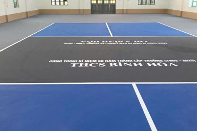 KHAI TRƯƠNG SÂN PICKEBALL – TRƯỜNG THCS BÌNH HÒA